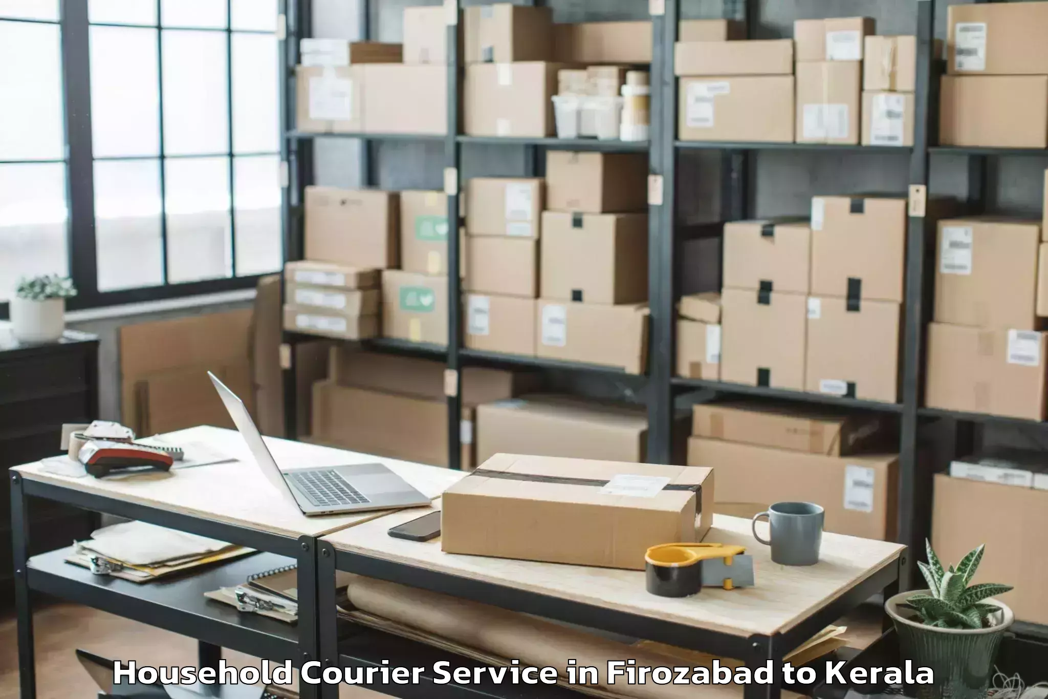 Professional Firozabad to Kilimanoor Household Courier